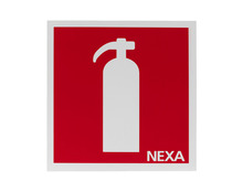 Brandskylt Brandsläckare 20 x 20 cm Nexa